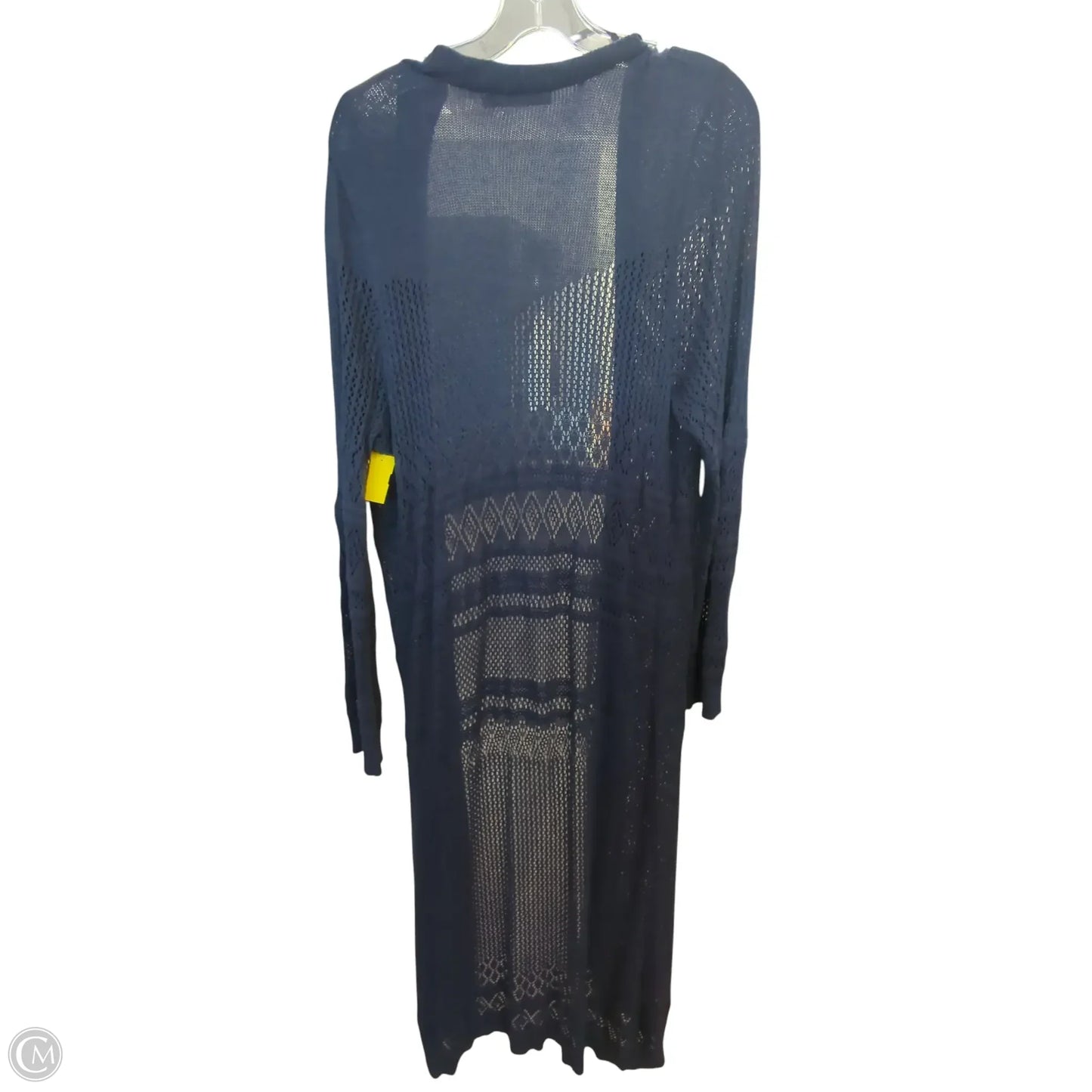 Cardigan By Belldini In Navy, Size: 1x