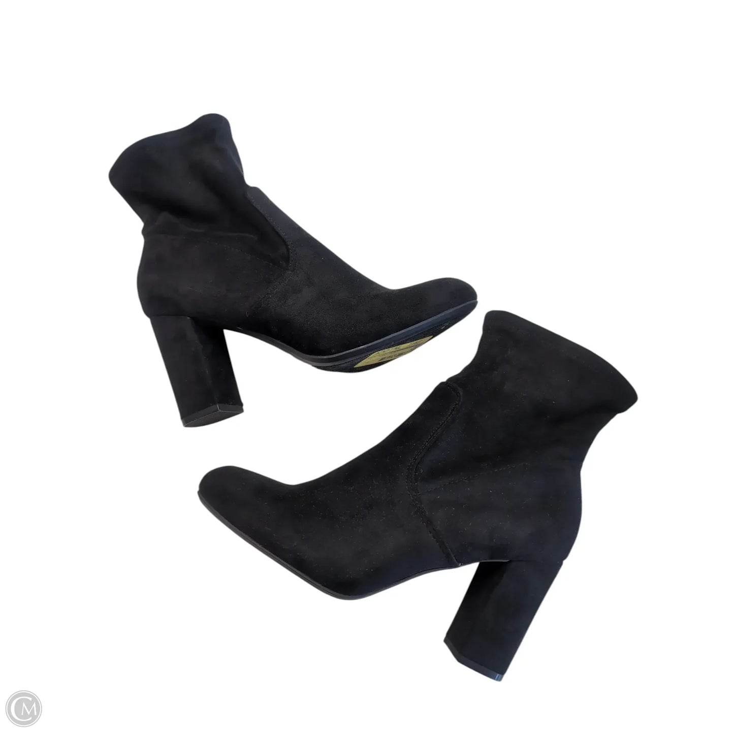 Boots Ankle Heels By Francesca's In Black, Size: 8