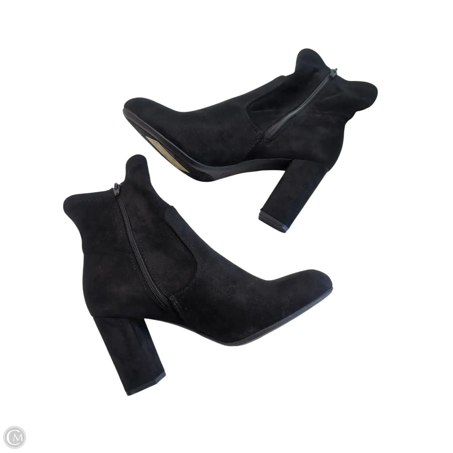 Boots Ankle Heels By Francesca's In Black, Size: 8