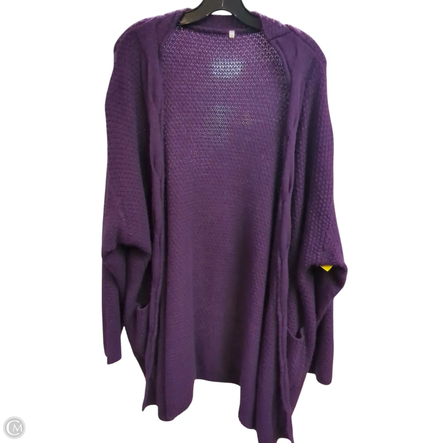 Cardigan By Clothes Mentor In Purple, Size: 2x