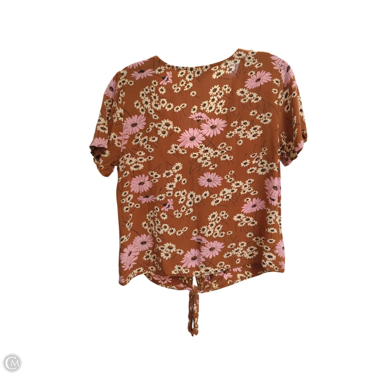 Top Short Sleeve By Madewell In Floral Print, Size: Xs