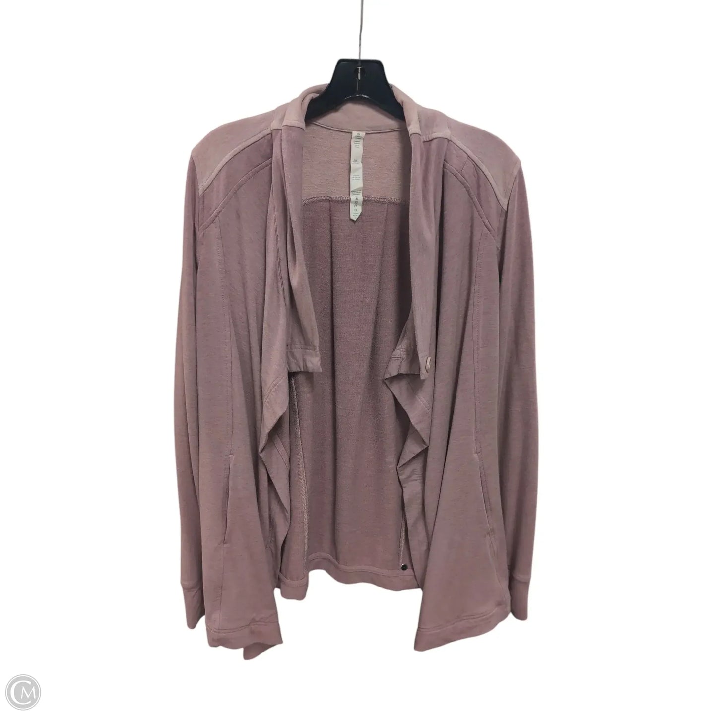 Jacket Fleece By Lululemon In Pink, Size: 10