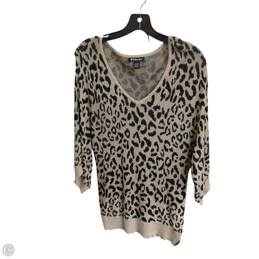 Sweater By By Design In Animal Print, Size: S