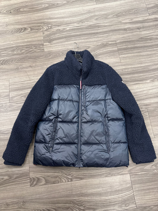 Coat Puffer & Quilted By Tommy Hilfiger In Navy, Size: M