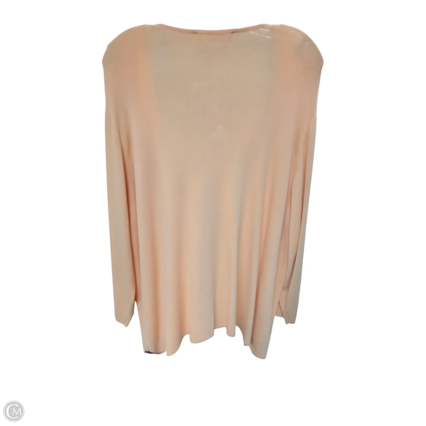 Cardigan By Studio 1 In Orange, Size: 2x