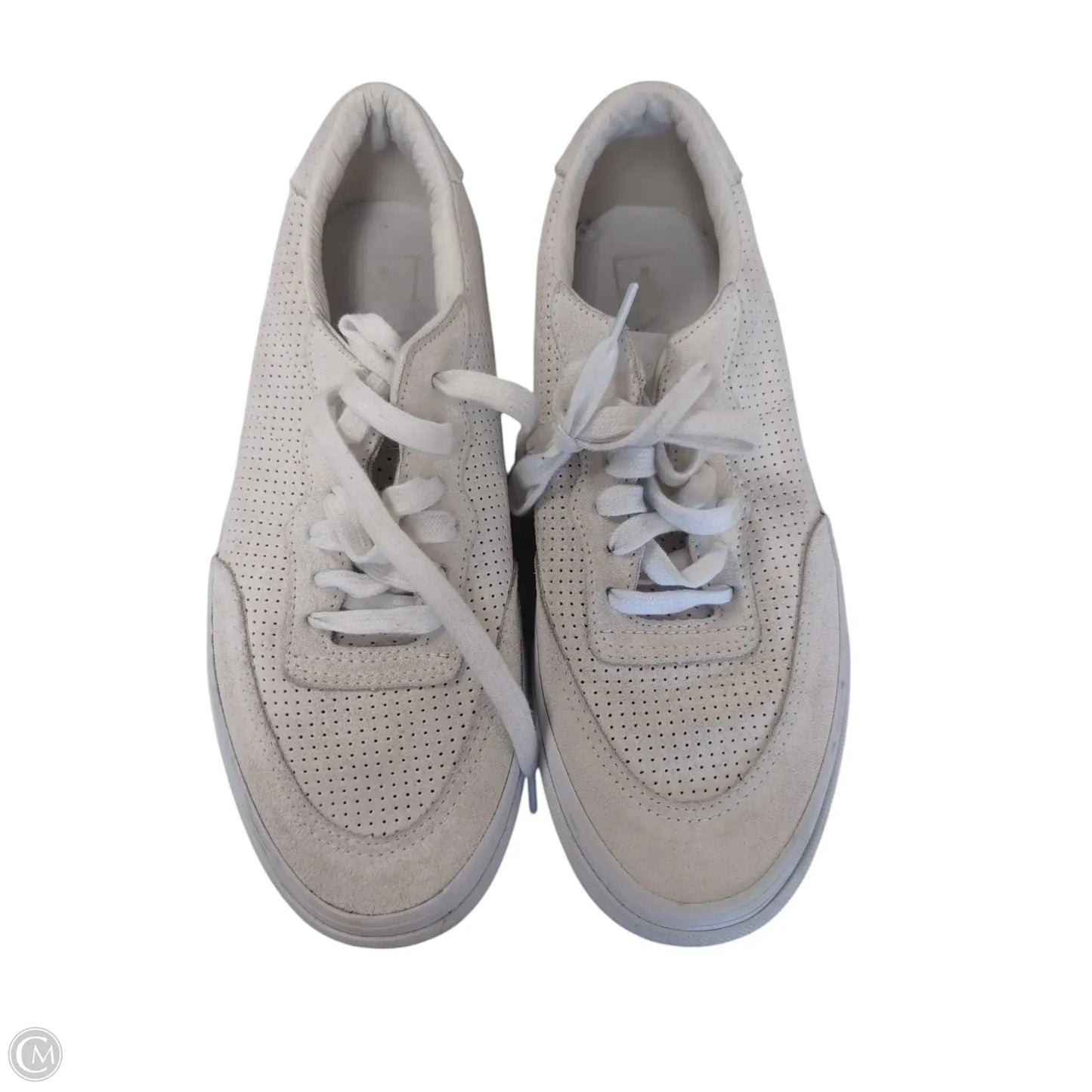 Shoes Sneakers By Vans In Cream, Size: 8.5