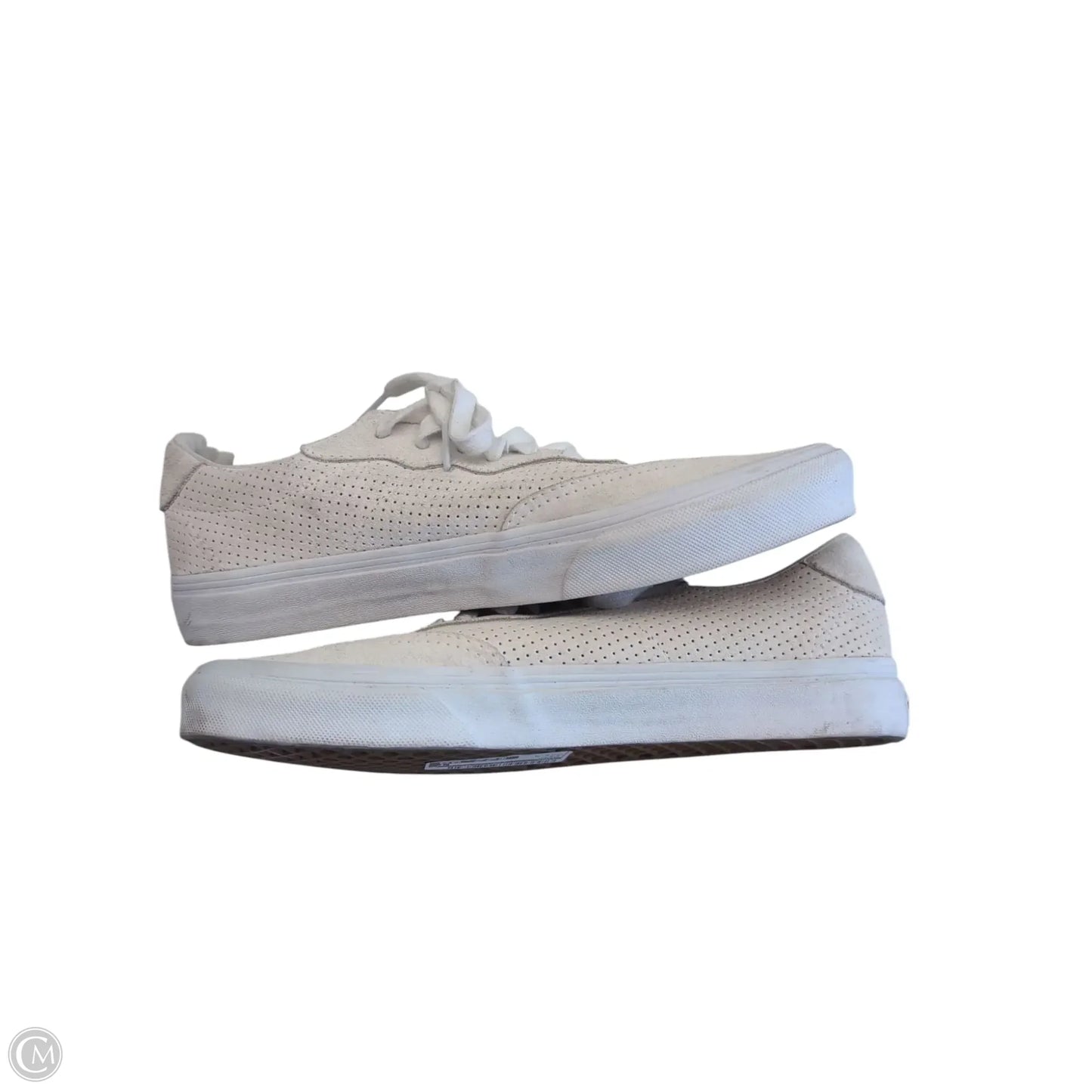 Shoes Sneakers By Vans In Cream, Size: 8.5