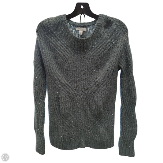 Sweater By Nine West In Green, Size: Xs