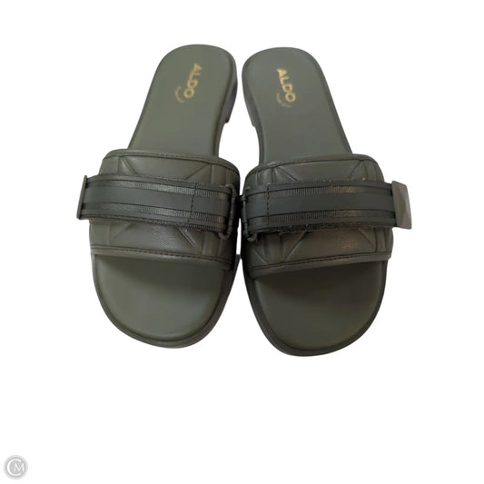 Shoes Flats By Aldo In Green, Size: 6