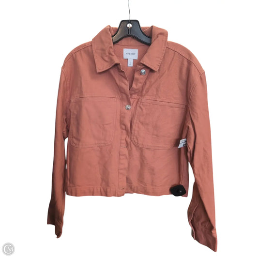 Jacket Denim By Nine West In Orange, Size: S