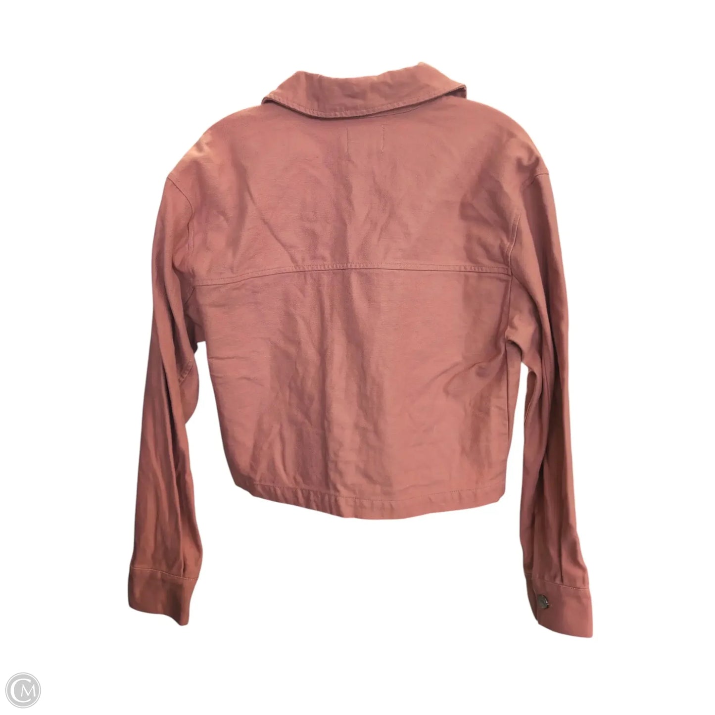 Jacket Denim By Nine West In Orange, Size: S