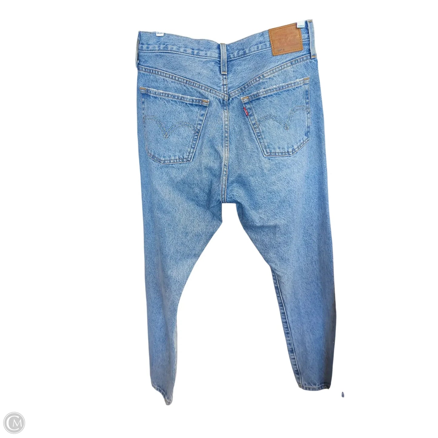 Jeans Straight By Levis In Blue Denim, Size: 6