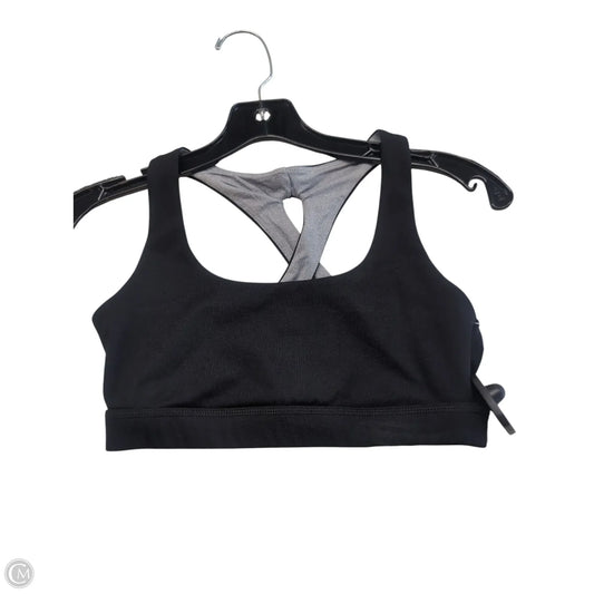 Athletic Bra By Clothes Mentor In Black, Size: S