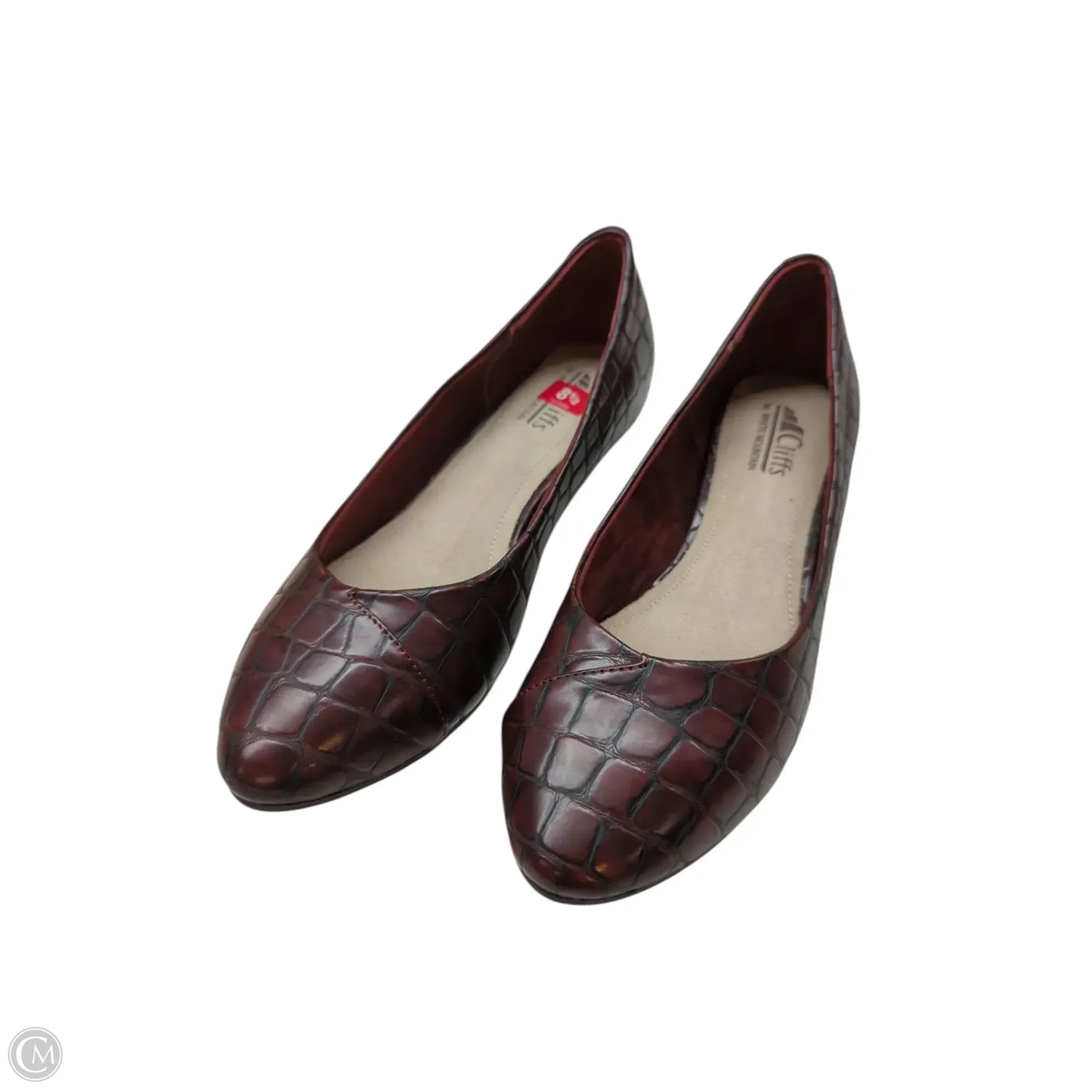 Shoes Flats By Cliffs By White Mountain In Red, Size: 8.5