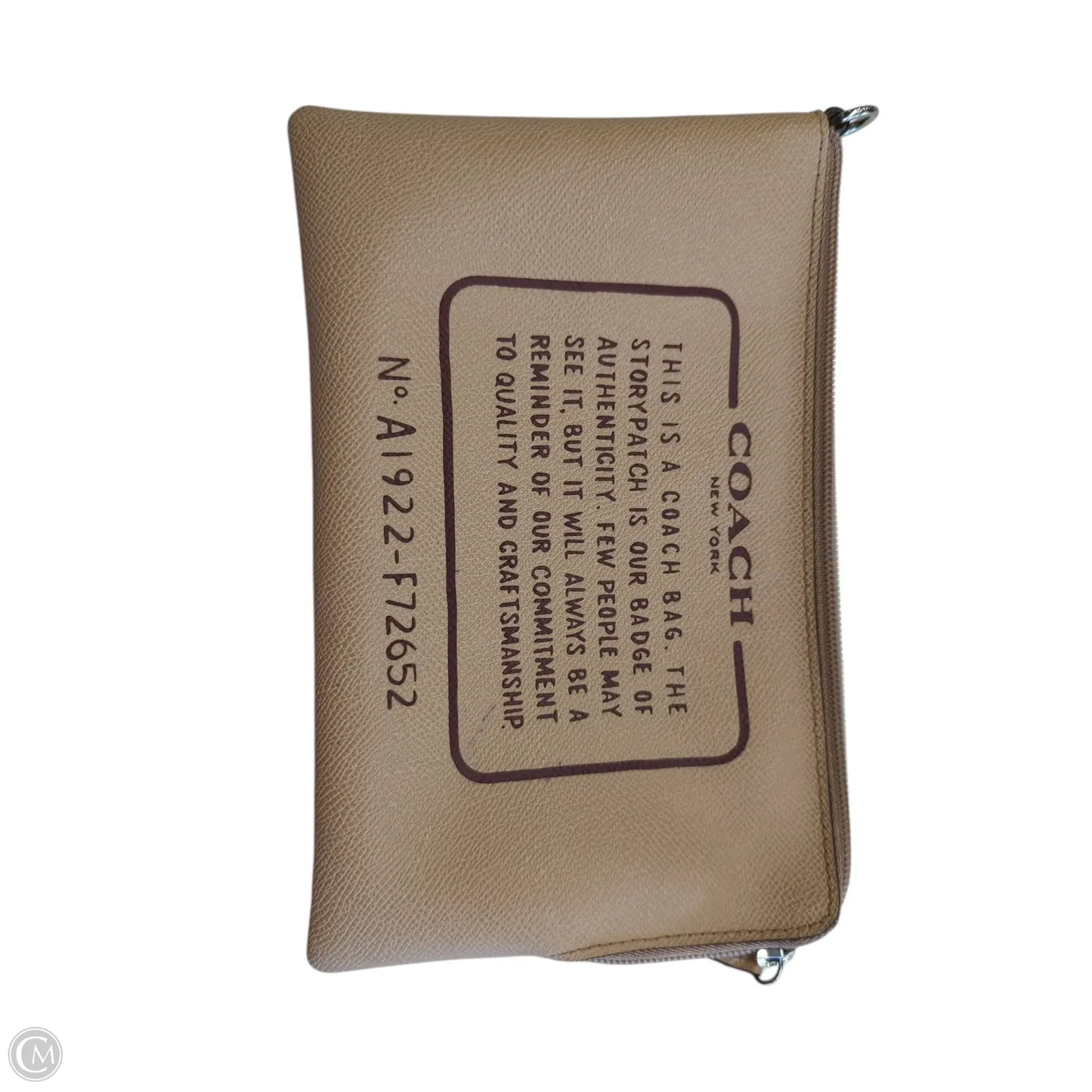 Clutch Designer By Coach, Size: Medium