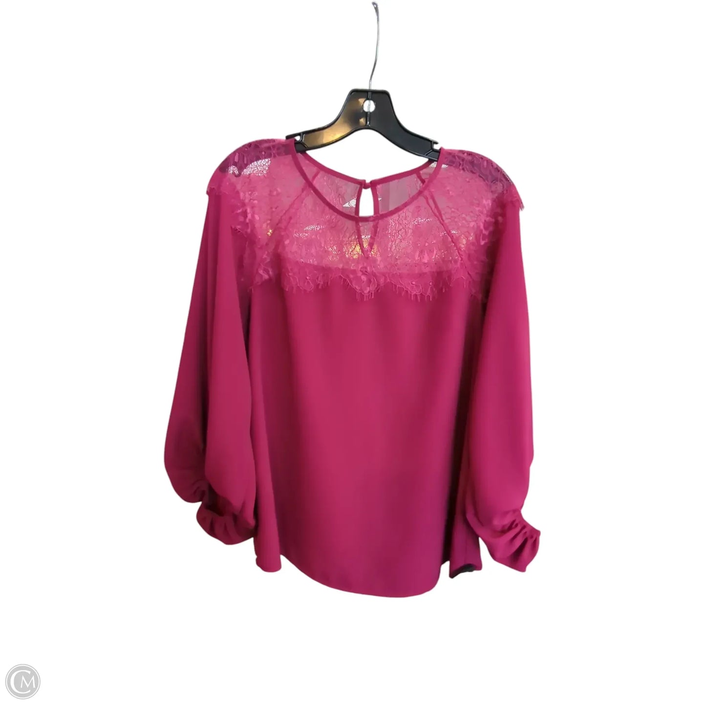 Top Long Sleeve By Davi & Dani In Pink, Size: M
