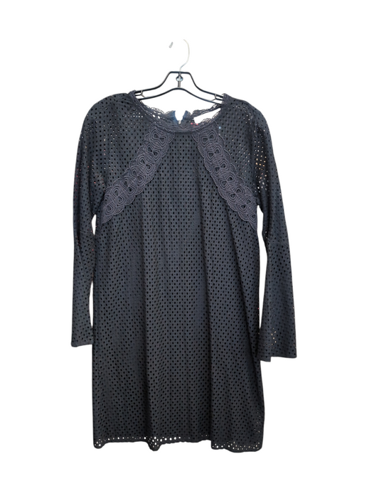 Dress Party Midi By Loft In Black, Size: 4