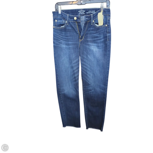 Jeans Straight By Levis In Blue Denim, Size: 6