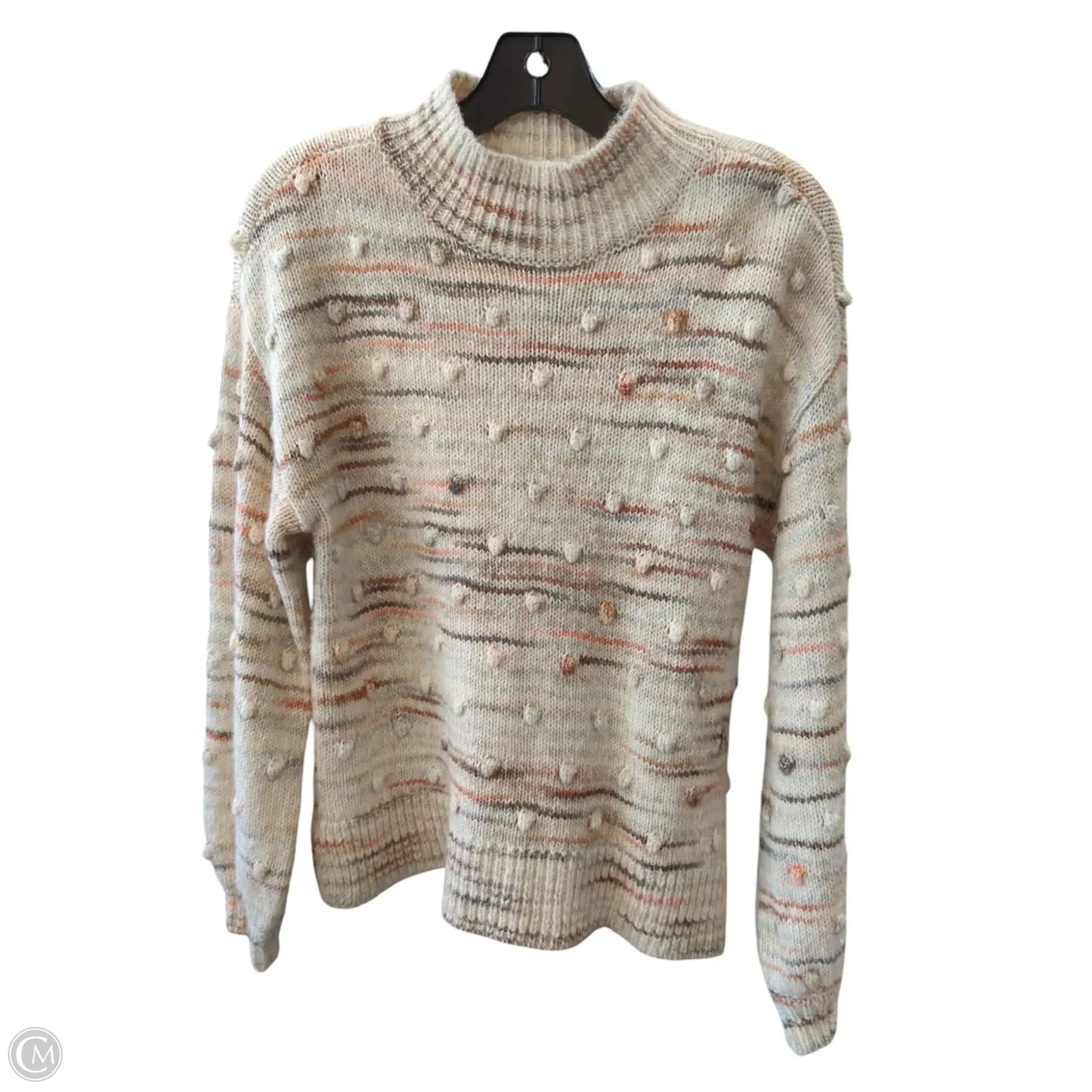 Sweater By Loft In Pink & Tan, Size: Xs
