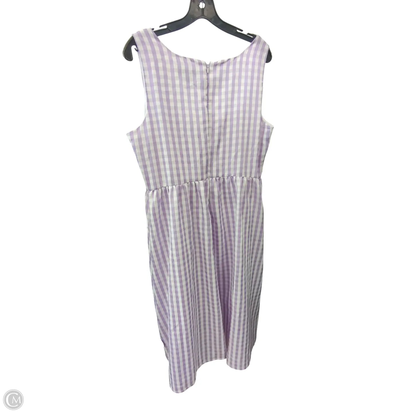 Dress Casual Maxi By Dkny In Purple, Size: 12