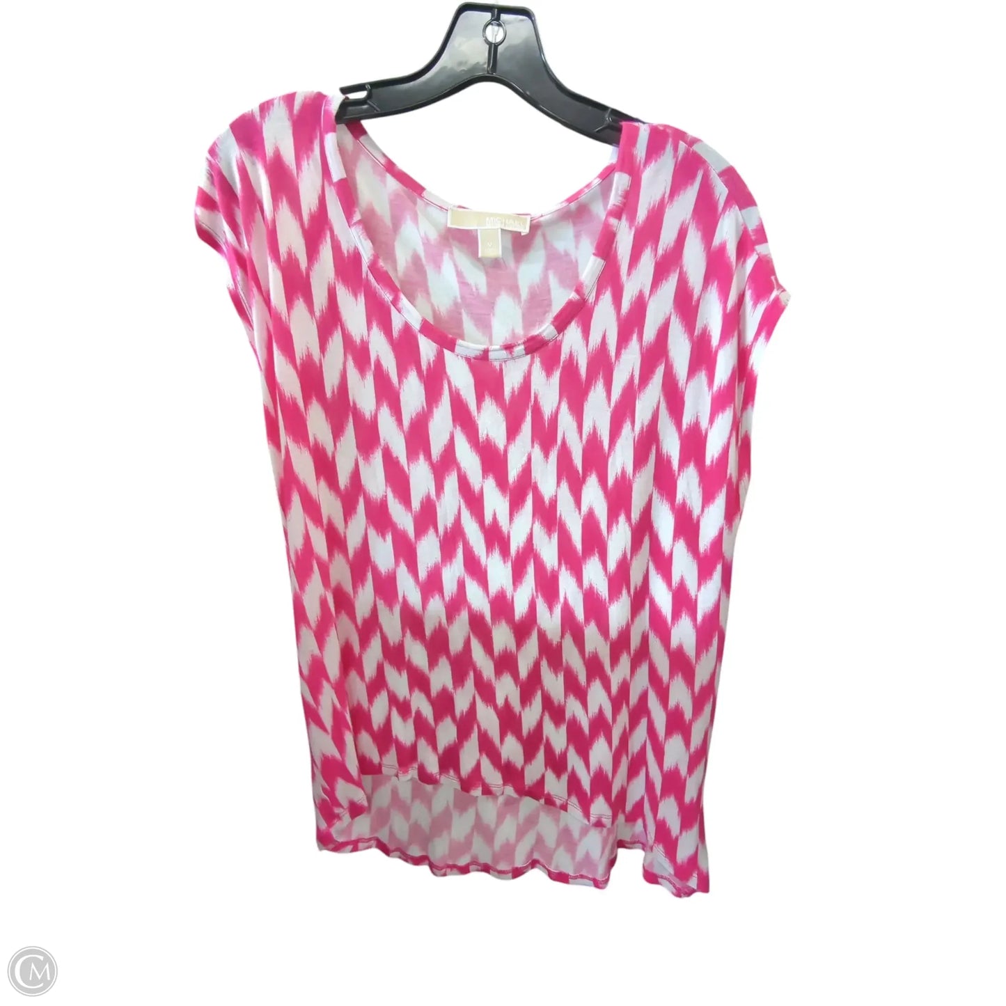 Top Sleeveless Designer By Michael Kors In Pink, Size: M