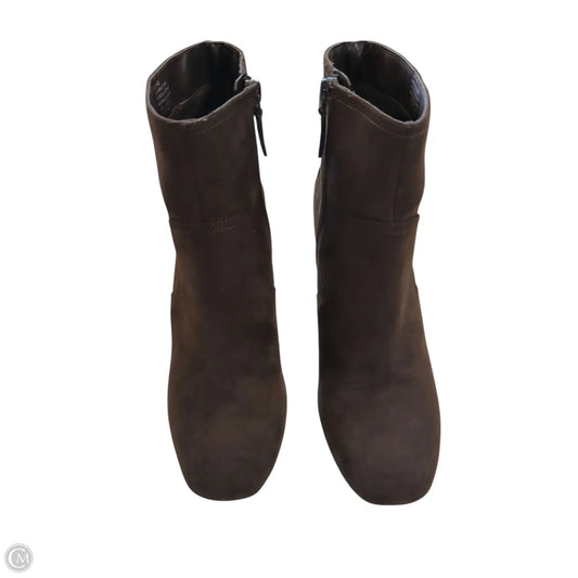 Boots Ankle Flats By Kelly And Katie In Brown, Size: 7.5