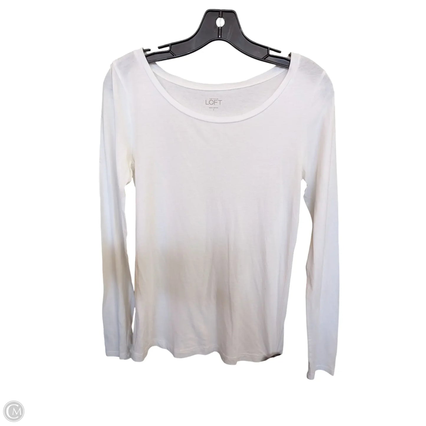 Top Long Sleeve By Loft In Striped Pattern, Size: Sp