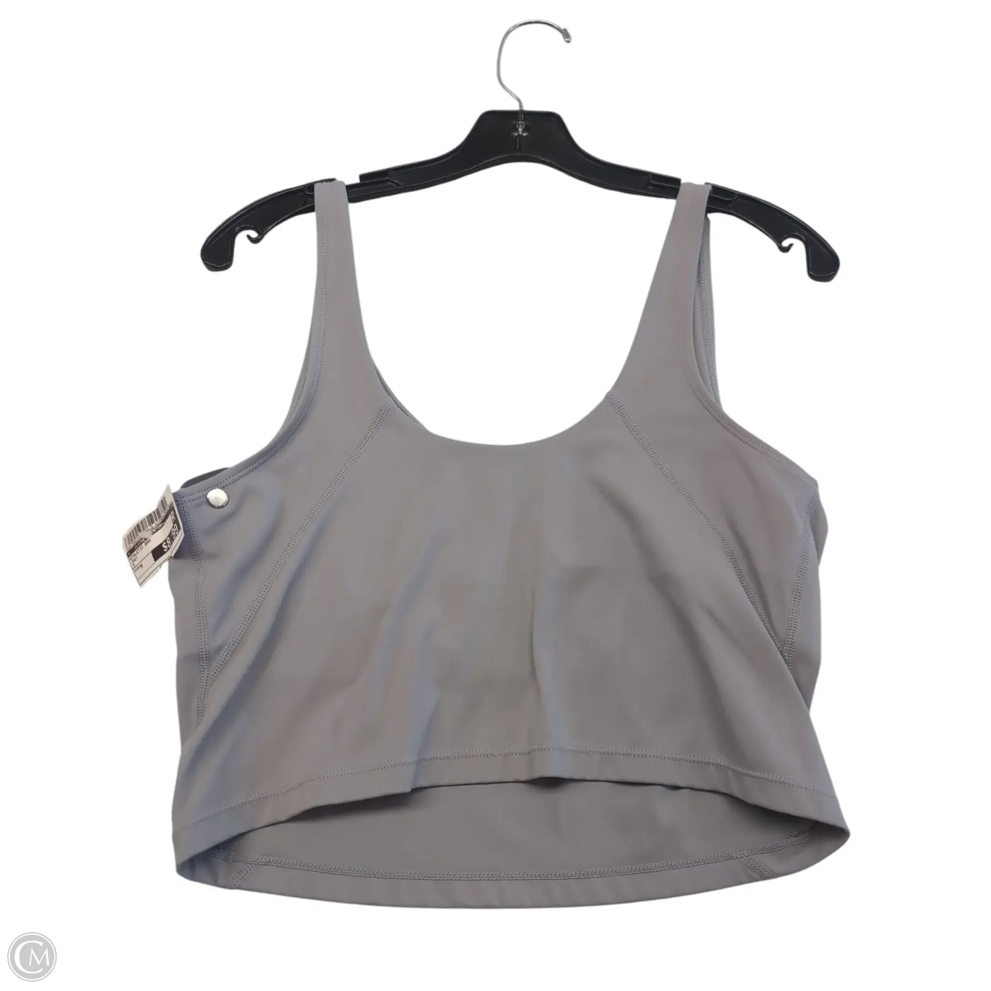 Athletic Bra By Clothes Mentor In Grey, Size: M