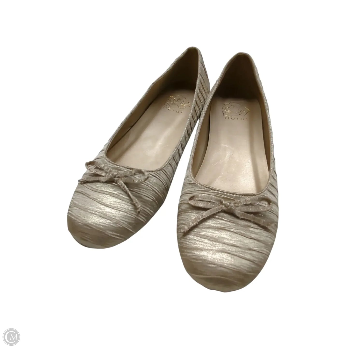 Shoes Flats By Clothes Mentor In Beige, Size: 10