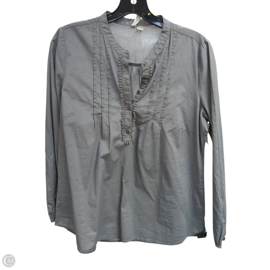 Top Long Sleeve By Old Navy In Grey, Size: M