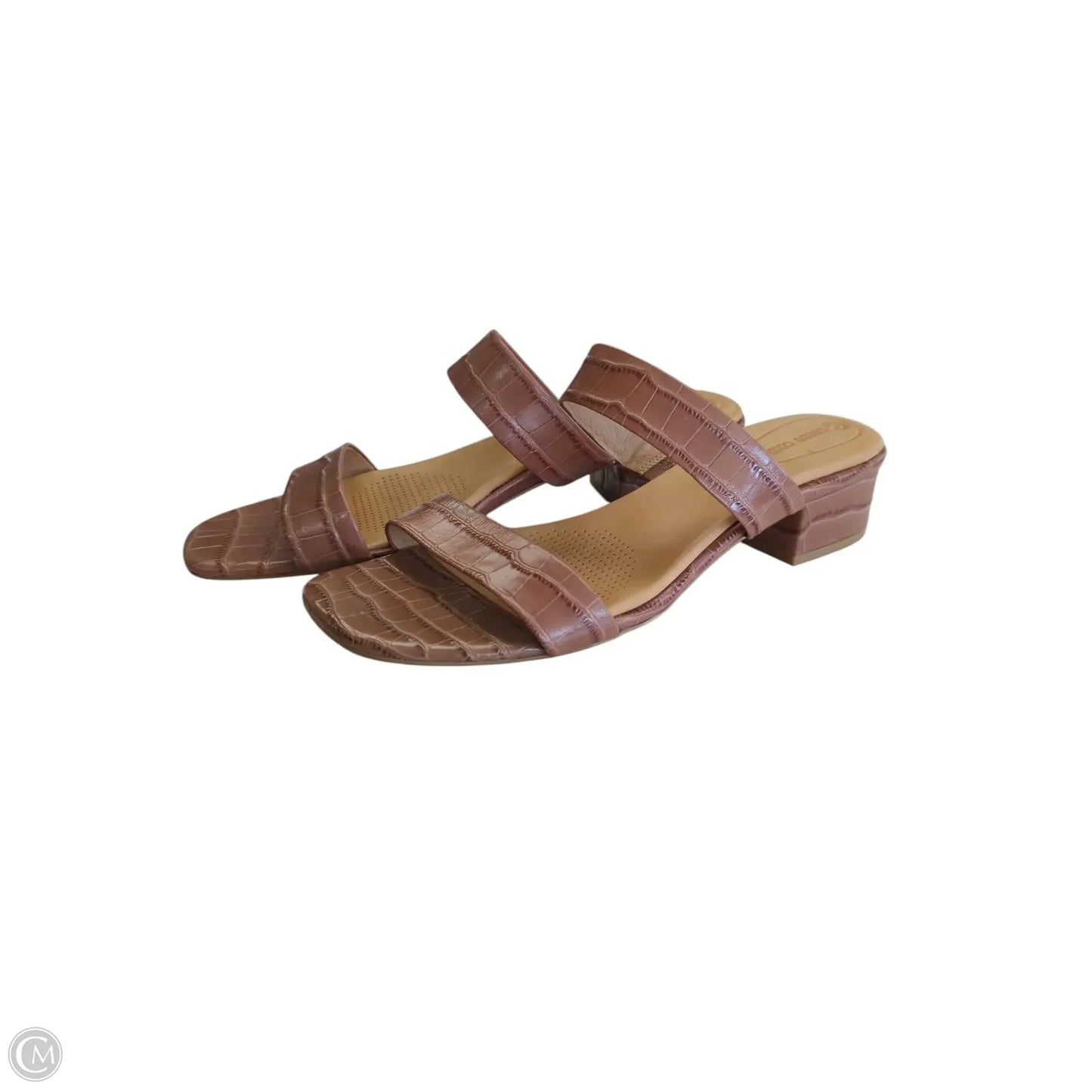 Sandals Heels Block By Corso Como In Brown, Size: 10