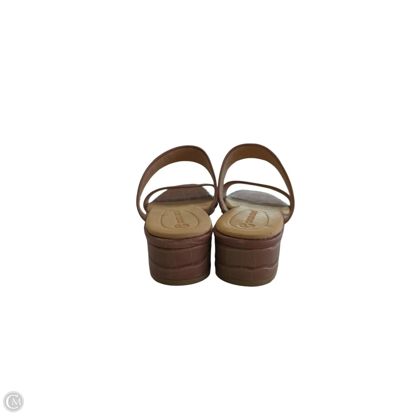 Sandals Heels Block By Corso Como In Brown, Size: 10