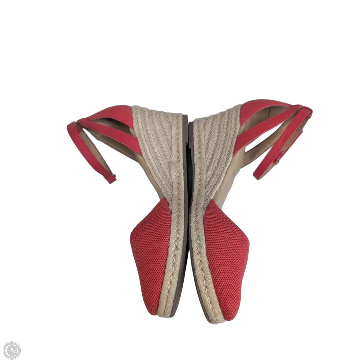 Sandals Heels Wedge By Joie In Red, Size: 8