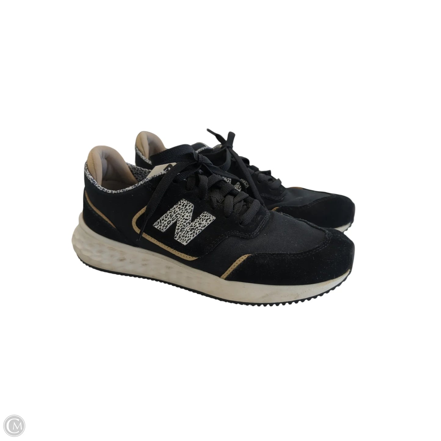 Shoes Sneakers By New Balance In Black & Brown, Size: 9