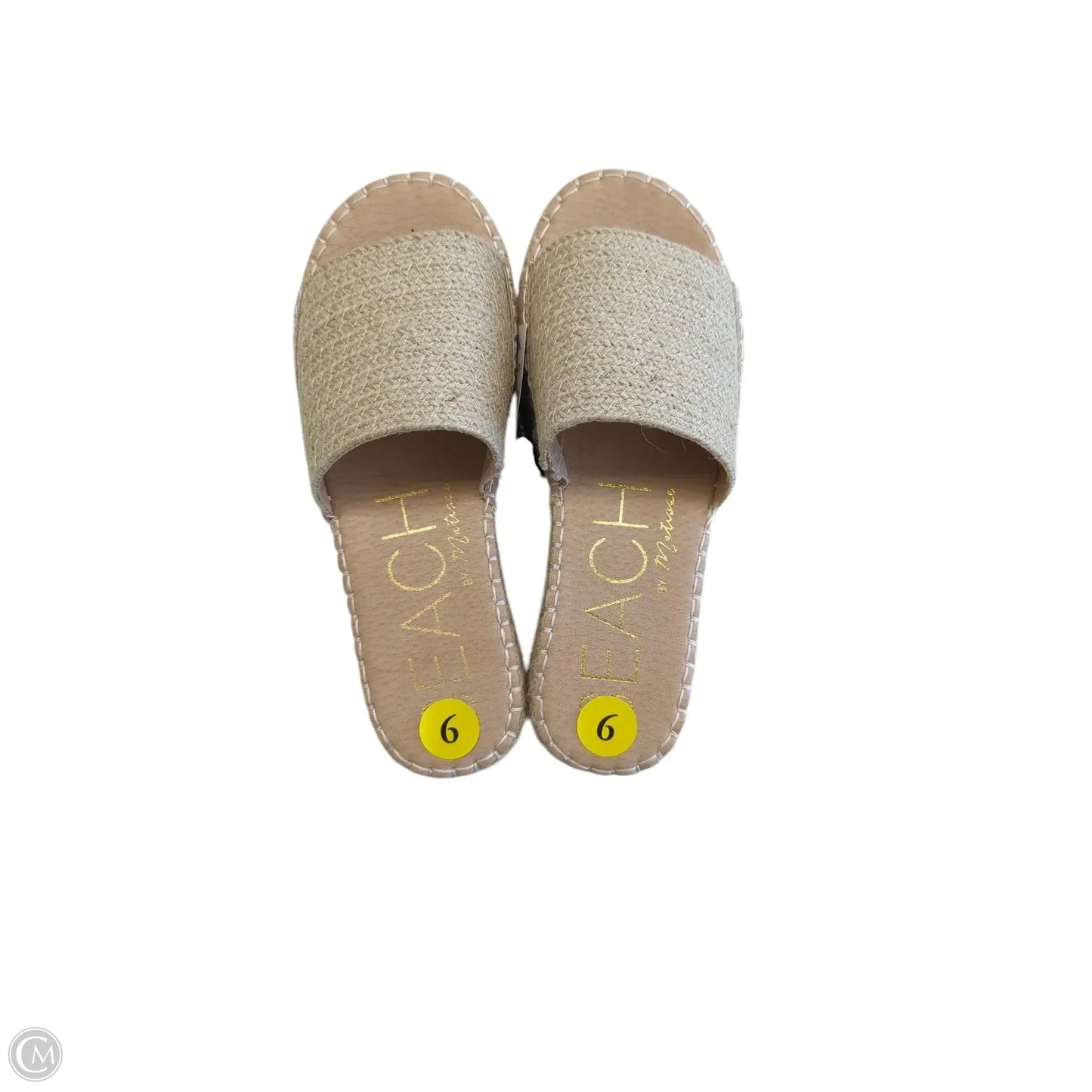 Sandals Flats By Clothes Mentor In Tan, Size: 9