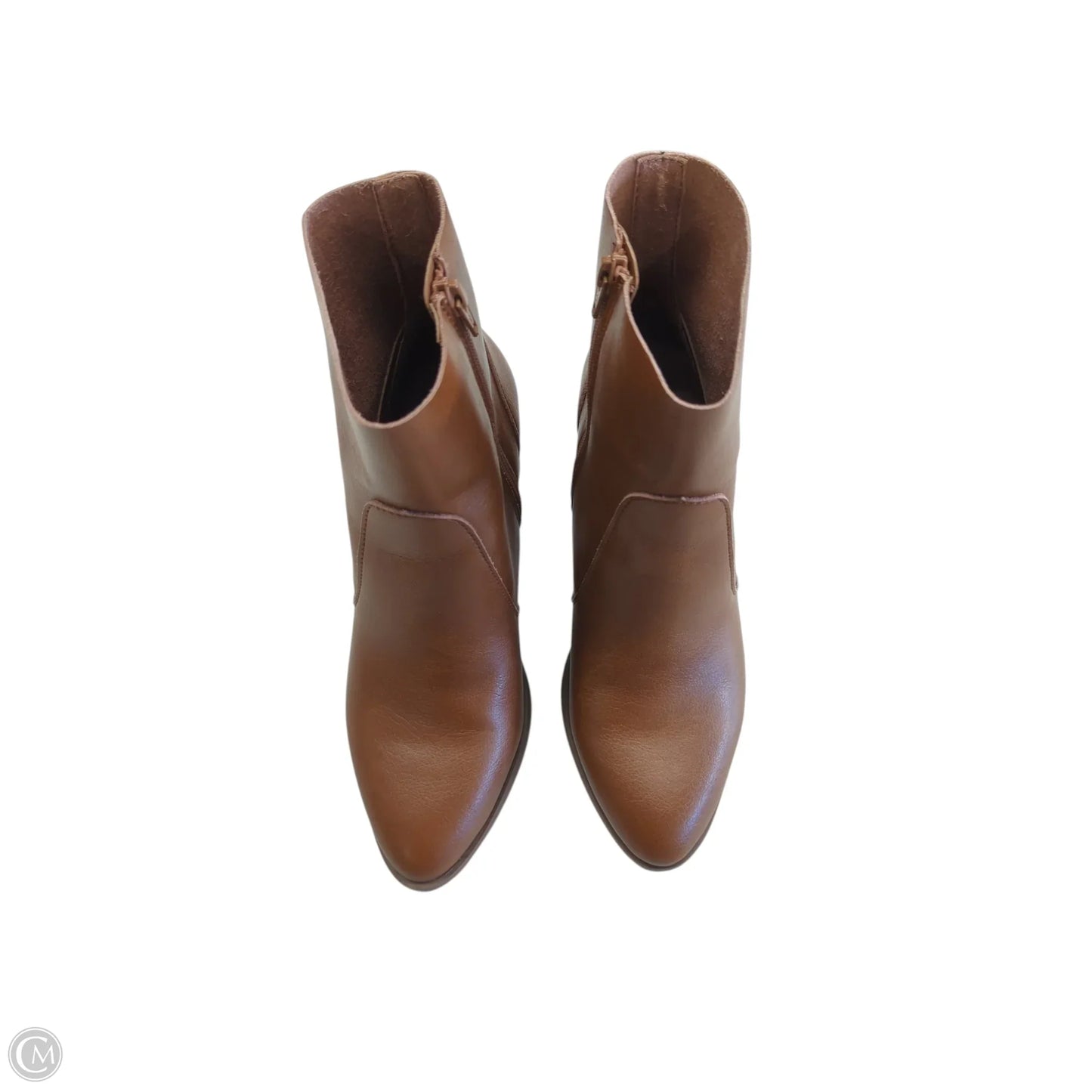 Boots Ankle Heels By Universal Thread In Brown, Size: 8