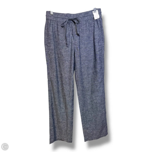 Pants Linen By Ann Taylor In Blue, Size: Xs