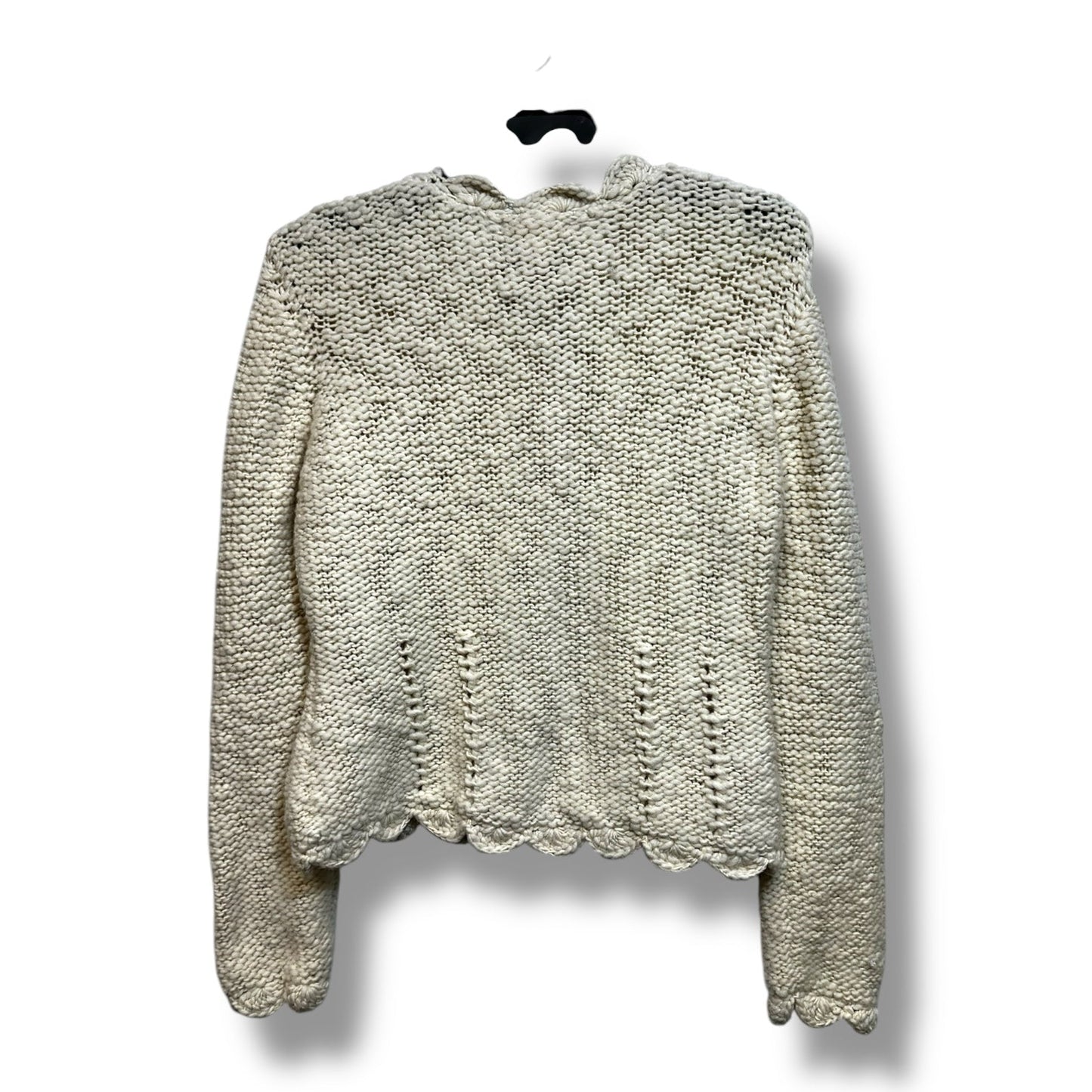 Cardigan By Mira Flores In Cream, Size: M