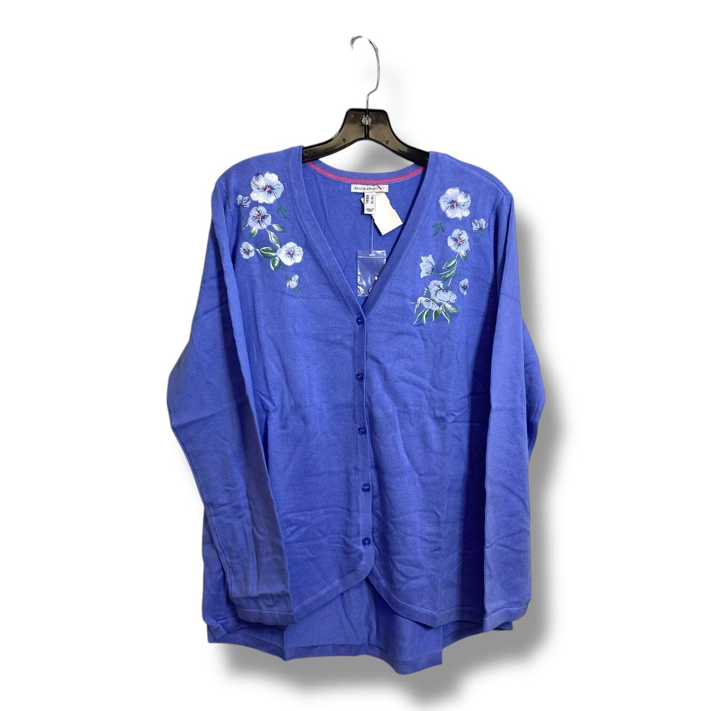 Cardigan By Isaac Mizrahi Live Qvc  Size: L