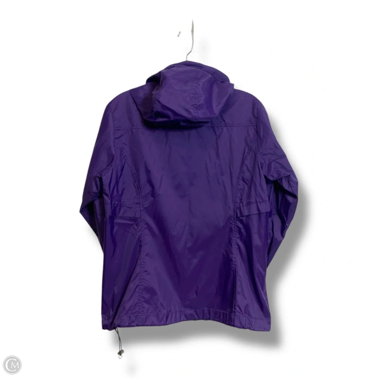 Jacket Windbreaker By Eddie Bauer In Purple, Size: M