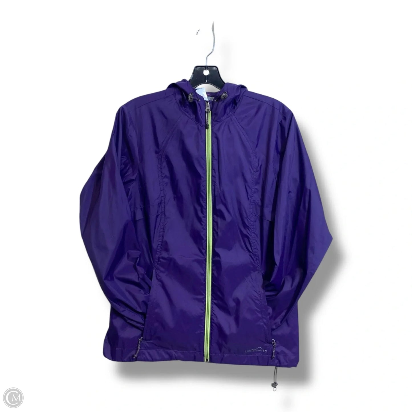 Jacket Windbreaker By Eddie Bauer In Purple, Size: M