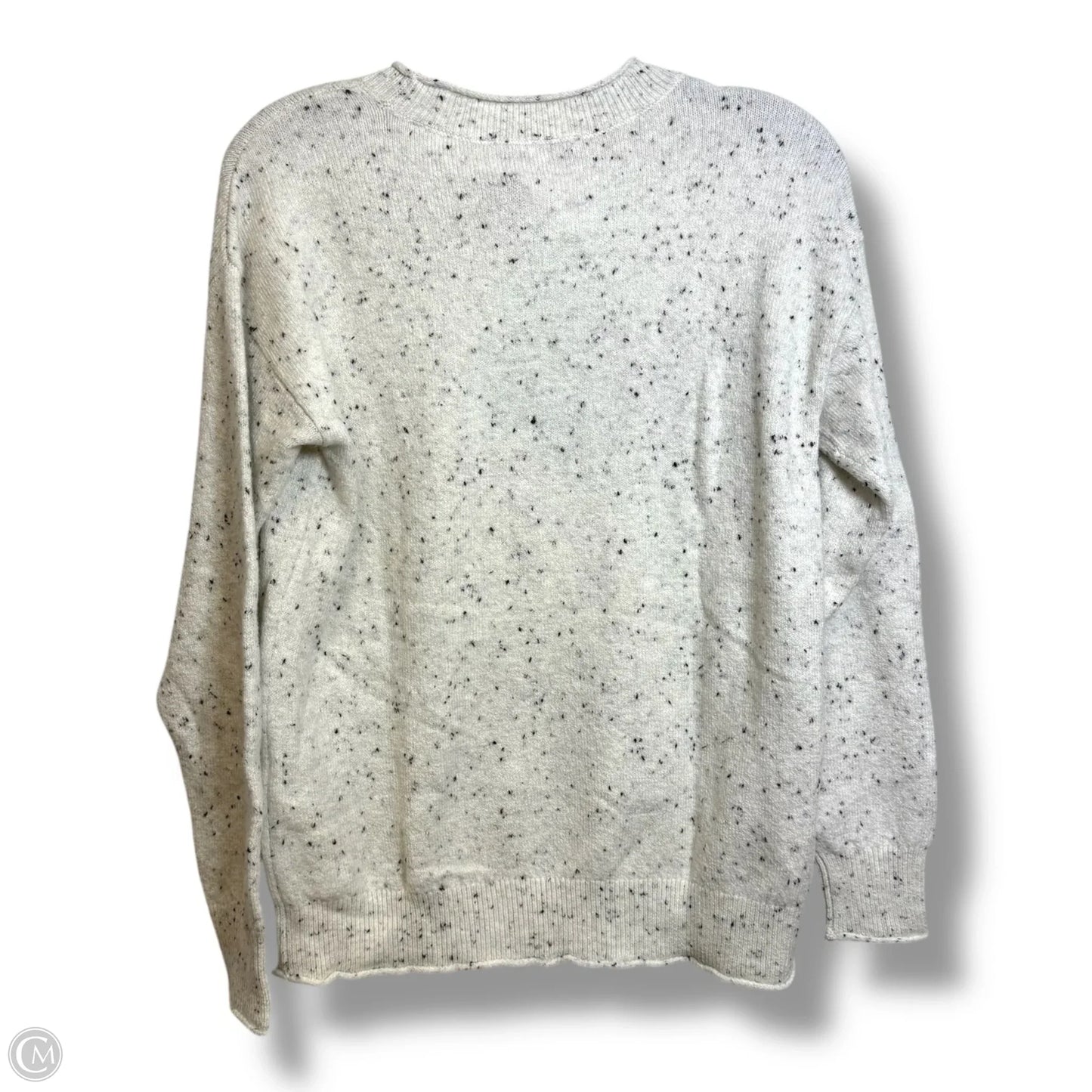 Top Long Sleeve By Loft In White, Size: S