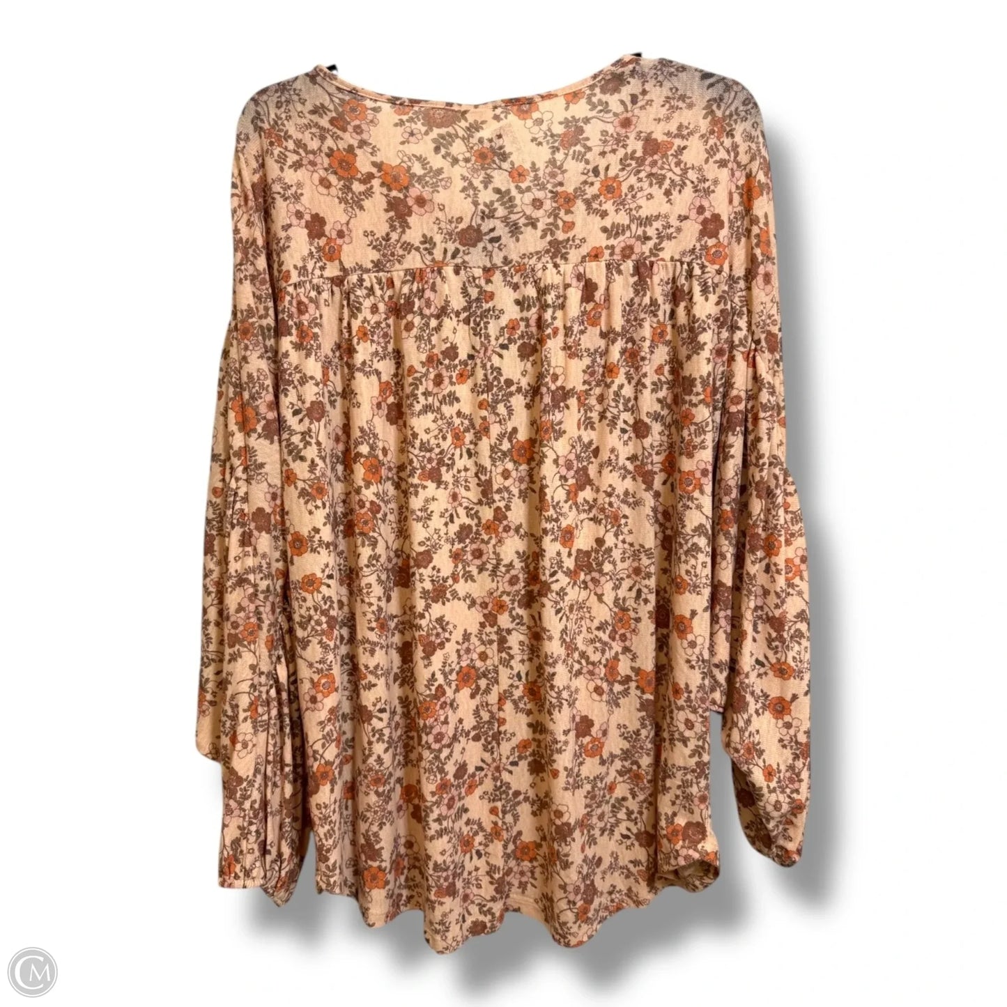 Top Long Sleeve By Hayden La In Floral Print, Size: M