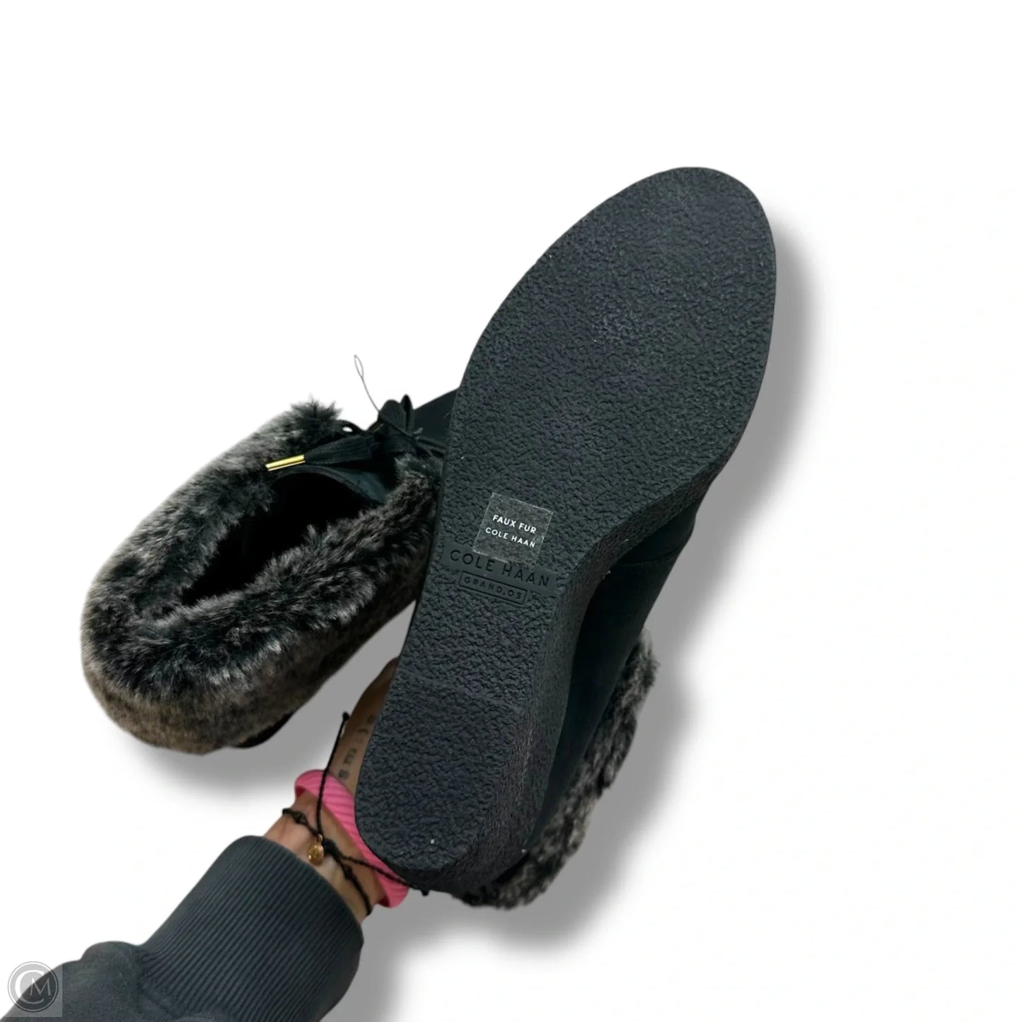 Boots Ankle Heels By Cole-haan In Black, Size: 9
