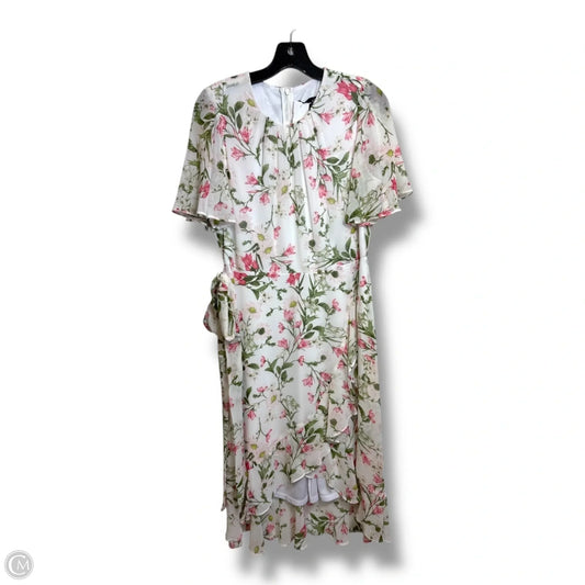 Dress Casual Midi By Jessica Howard In Floral Print, Size: 10p