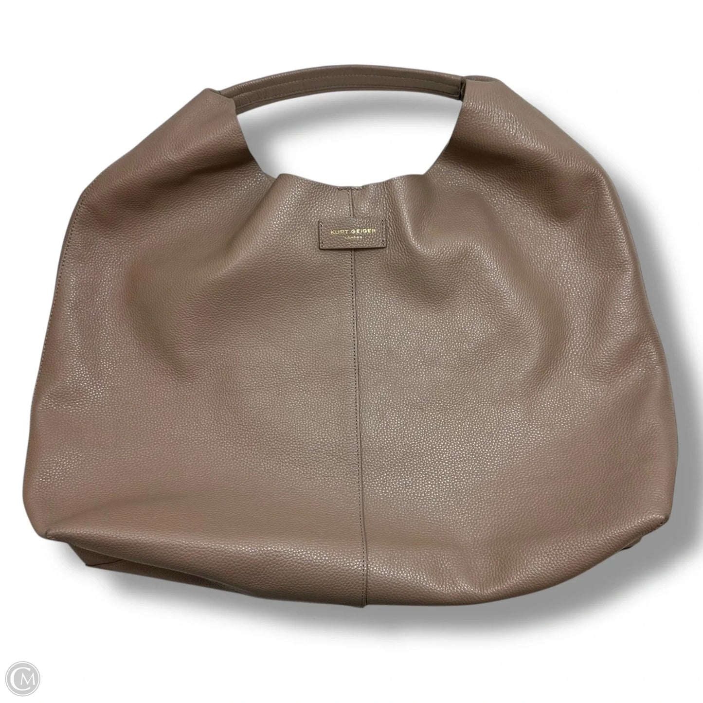 Leather Handbag Designer By Kurt Geiger, Size: Large