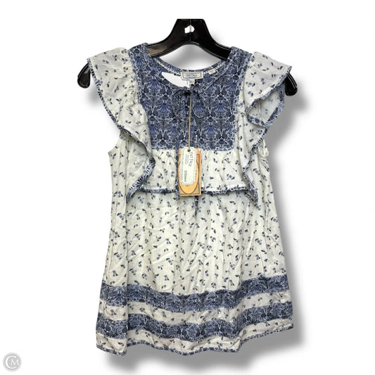 Top Sleeveless By Fatface In Blue, Size: 2