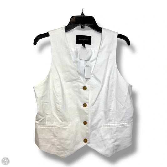 Vest Other By Banana Republic In White, Size: 10