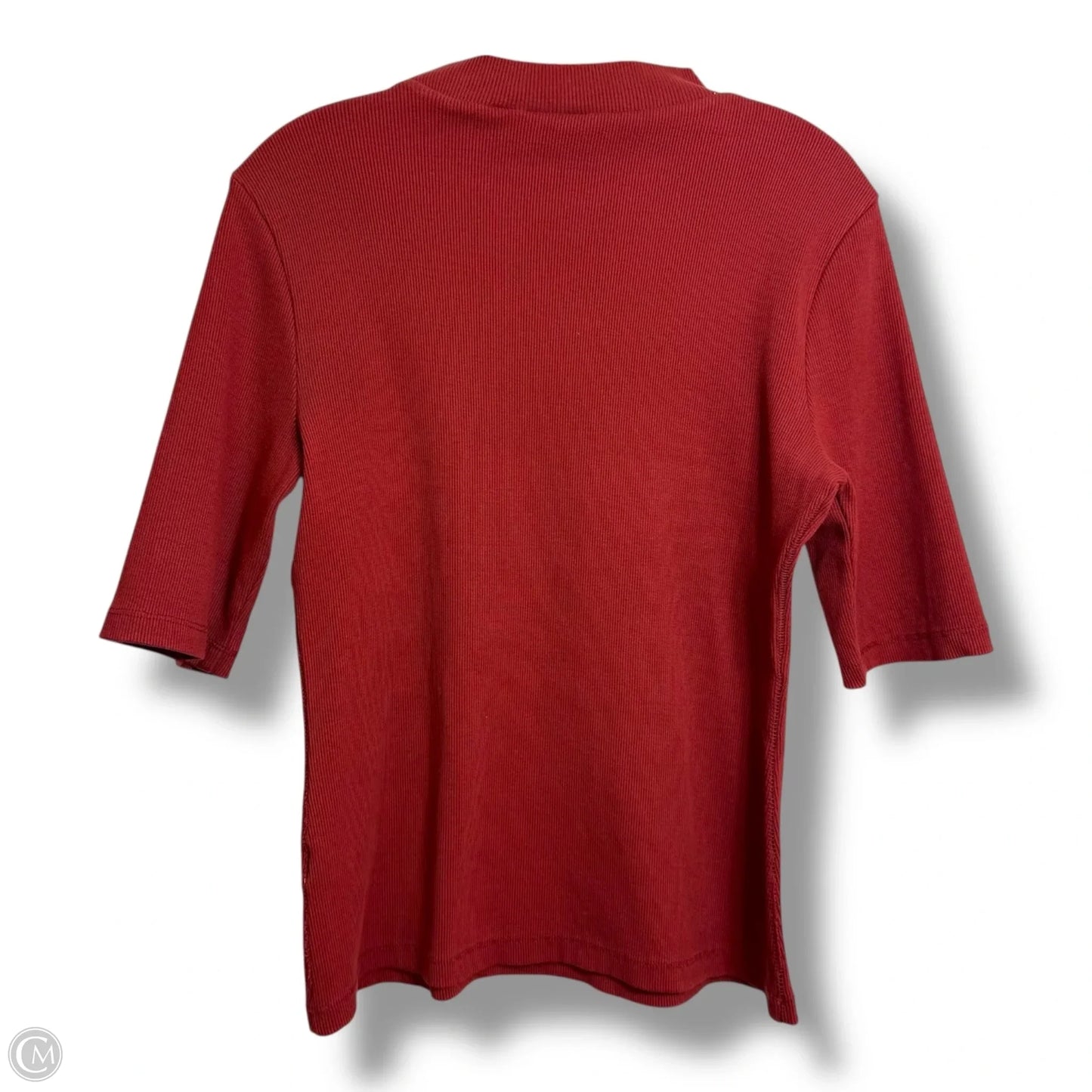 Top Short Sleeve Basic By Maeve In Red, Size: L