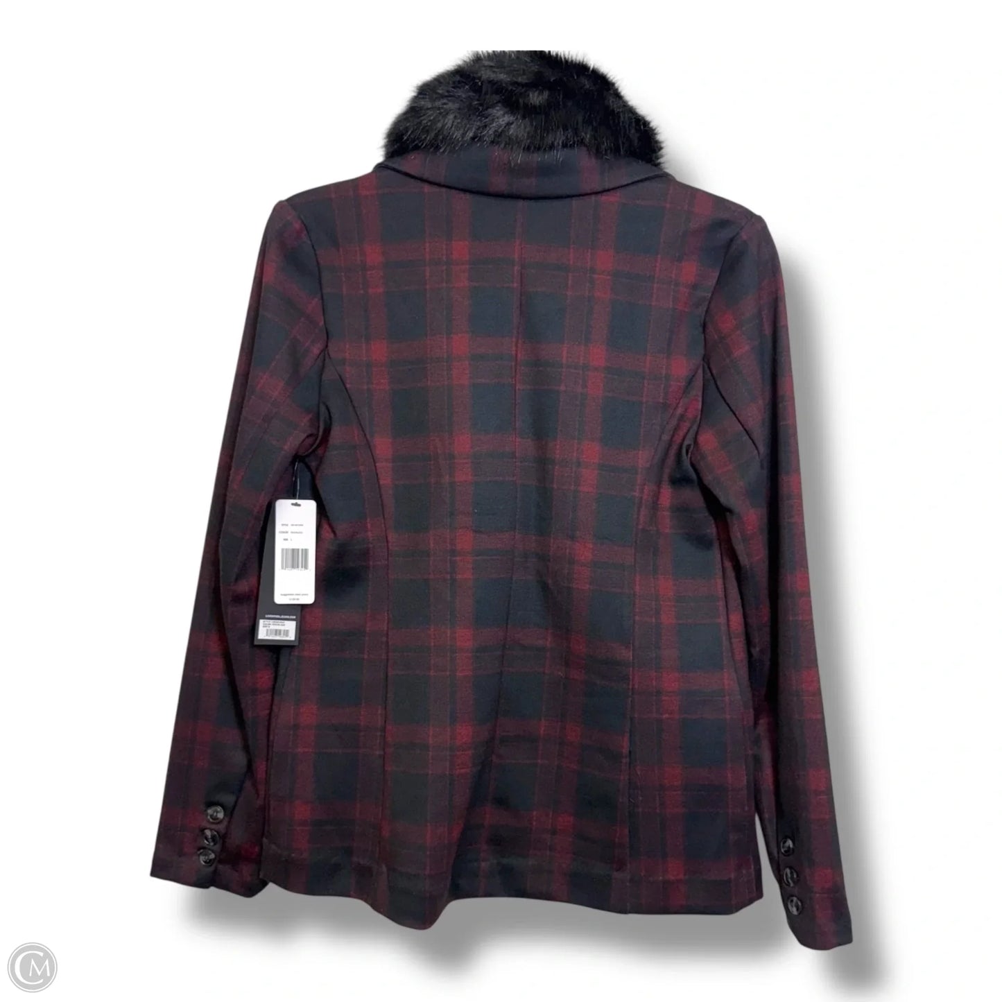 Blazer By Liverpool In Checkered Pattern, Size: S